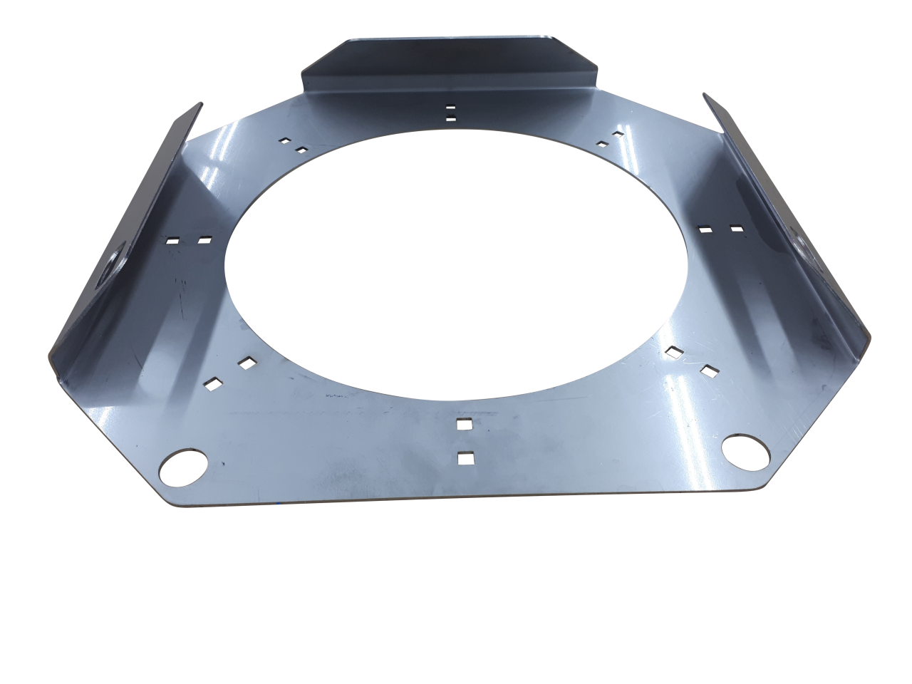 Halter Feuerverzinkt  für Stecktellerplatte rund & quadratisch - 500 x 500 mm