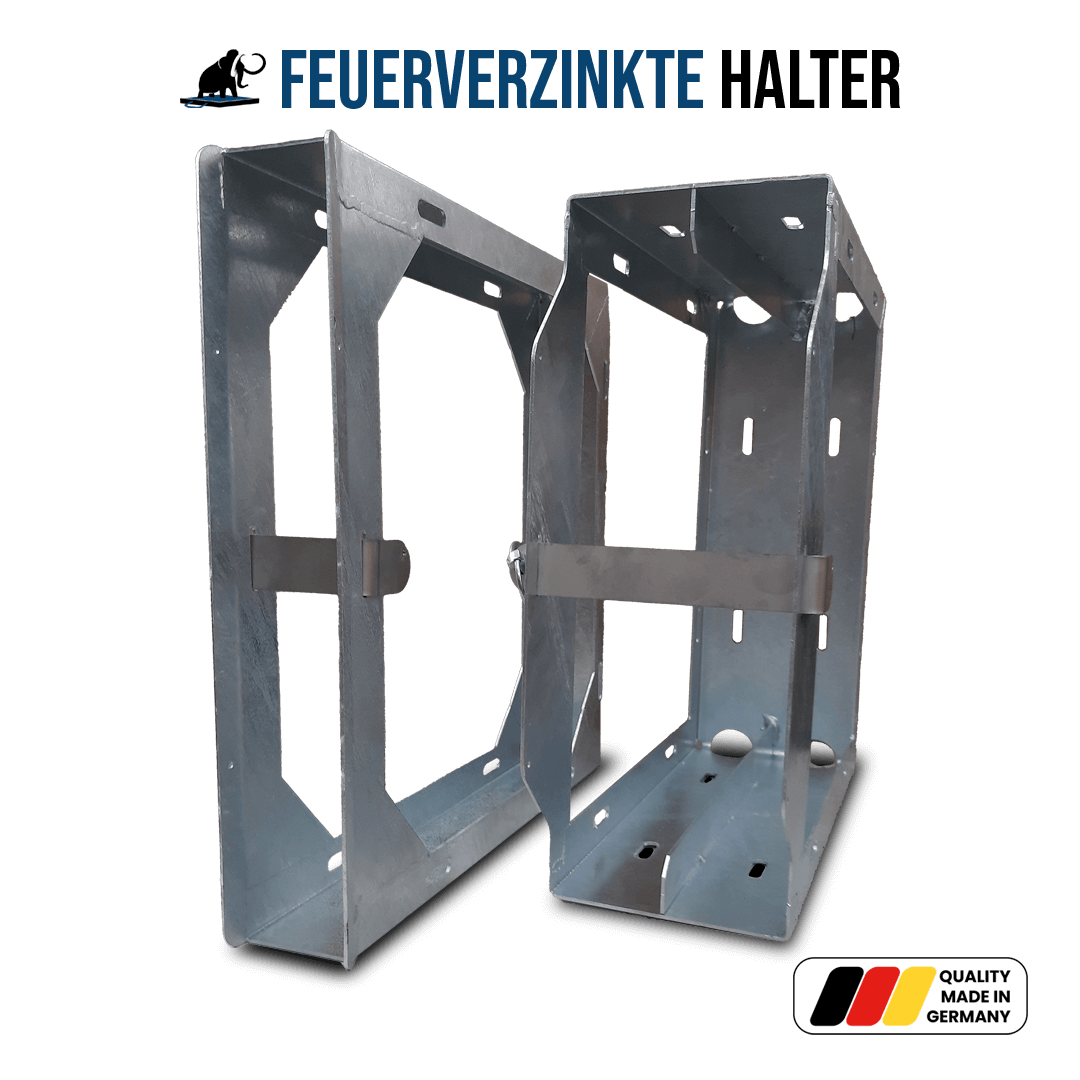 Halterung feuerverzinkt für Stützplatten